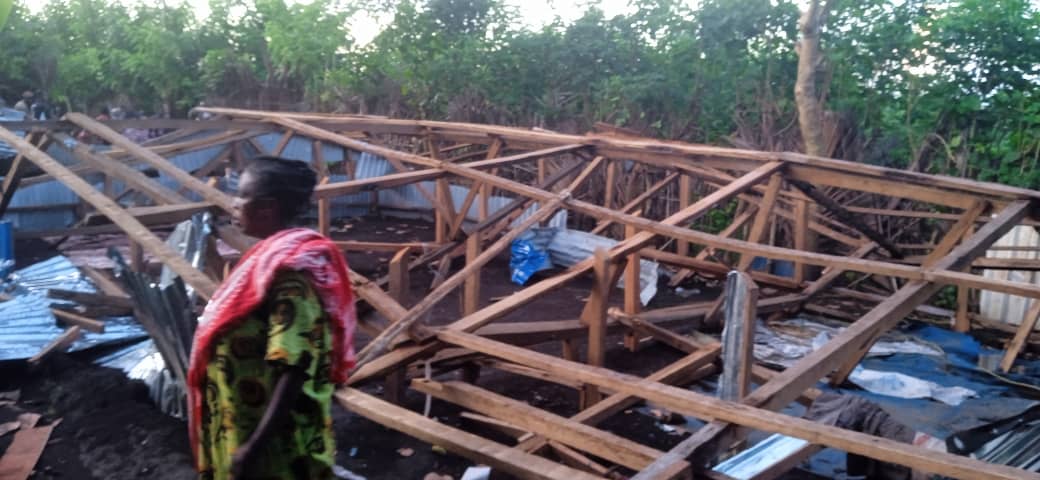 image 60 habitations ont été démolies à Kanaleni suite à un conflit foncier