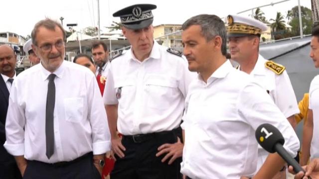 image Darmanin à Mayotte : « Des balles en caoutchouc contre les délinquants »