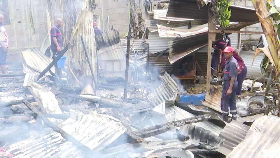 image Une habitation partie en fumée à Fomboni
