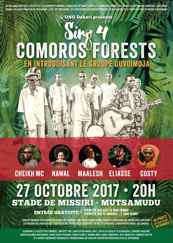 Musique:  Sing 4 Comoros Forests, un album pour la protection de la forêt