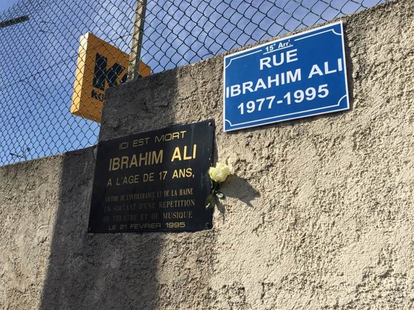 image A Marseille, l’avenue des Aygalades porte le nom d’Ibrahim Ali