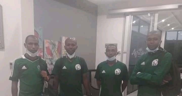 image Le quatuor arbitre comorien de la Fifa, de retour, tête haute