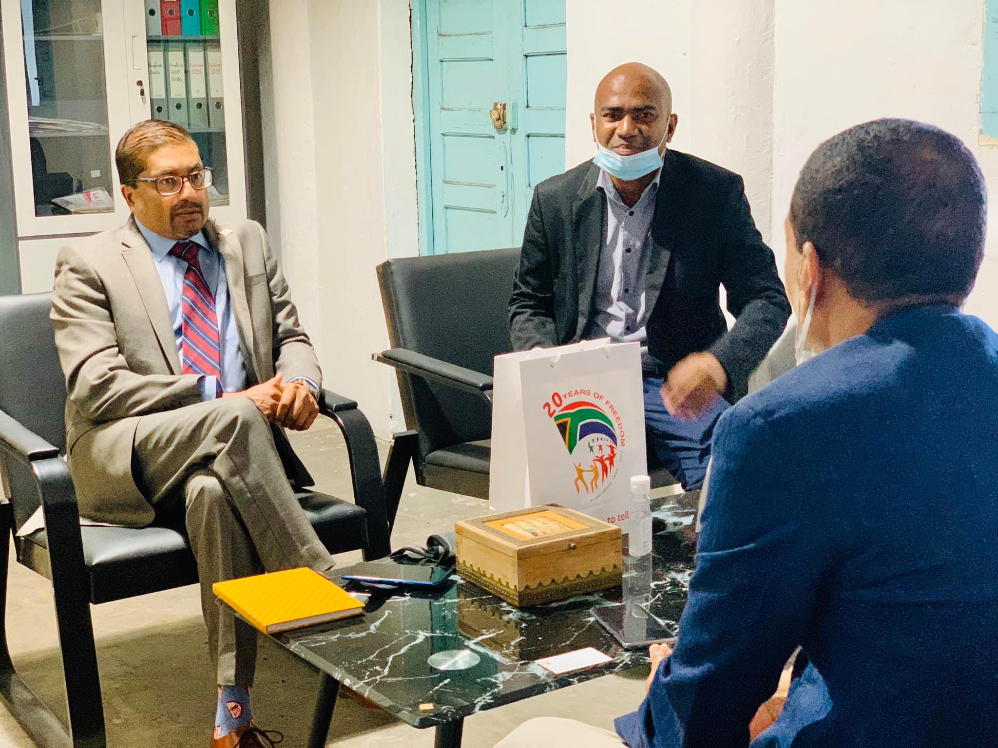 image L’ambassadeur de l’Afrique du Sud a rendu visite à La Gazette des Comores