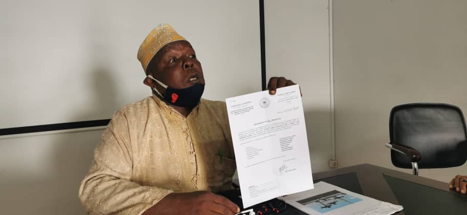 image Mohamed Abdou Soilih revendique son statut de chef syndical