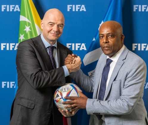 image Infantino arrive demain à Moroni pour une visite de travail