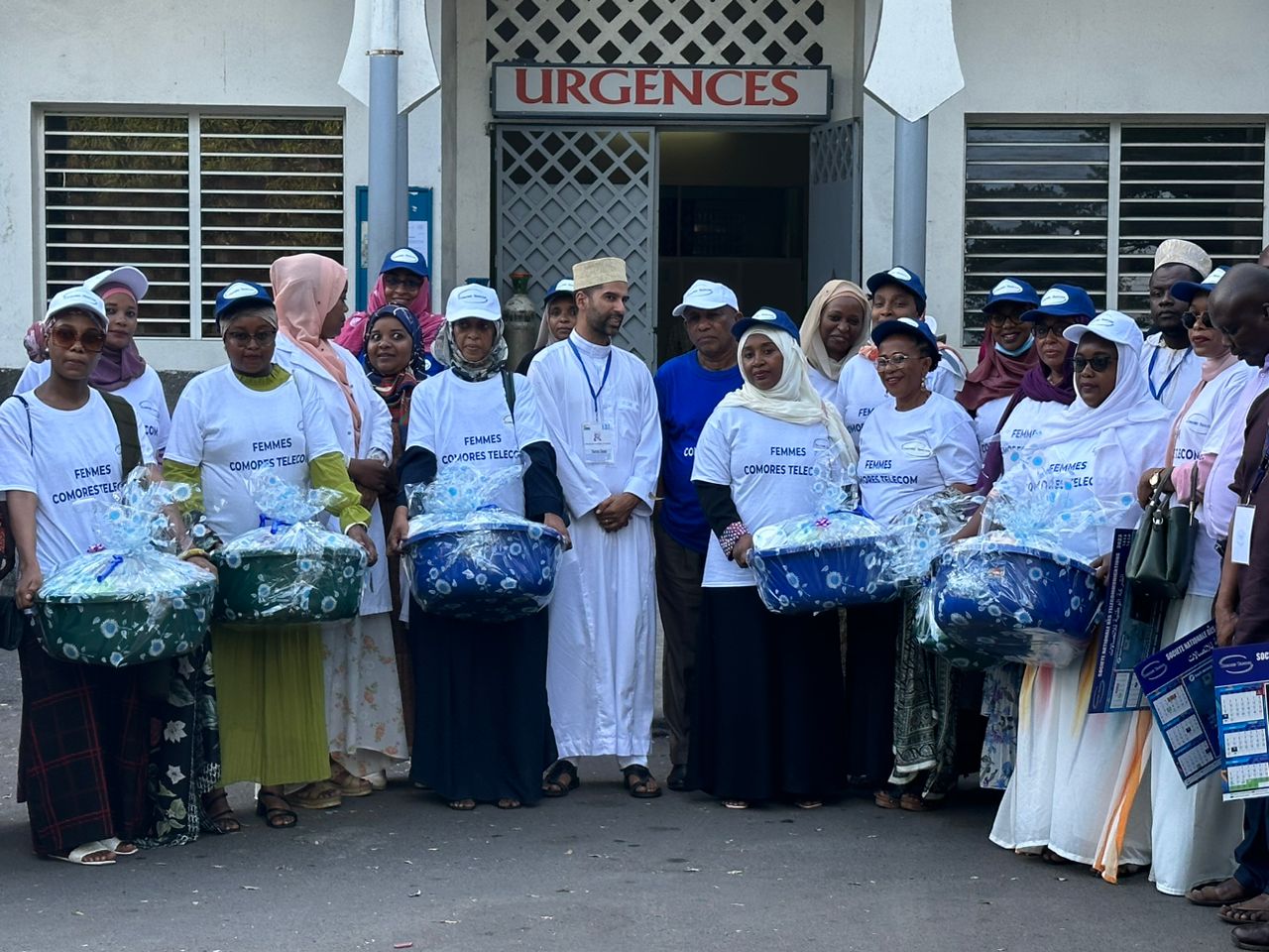 Un geste de charité des femmes de Comores Télécom au CHN El-Maarouf
