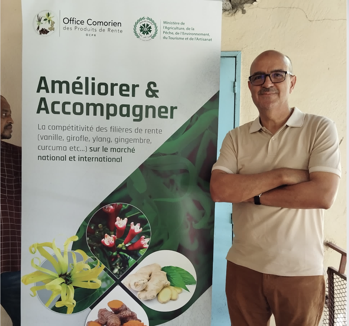 image Brahim Allali  aux Comores / Interview « Nous sommes vers la finalisation du logo »