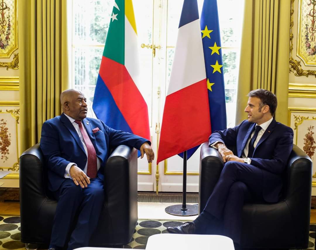 image JO de Paris 2024: Le président Azali reçu par Macron à l’Elysée