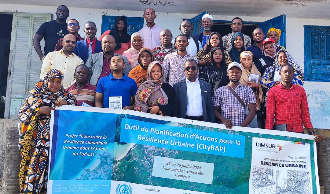 image Des points focaux outillés en résilience urbaine à Nioumachoi