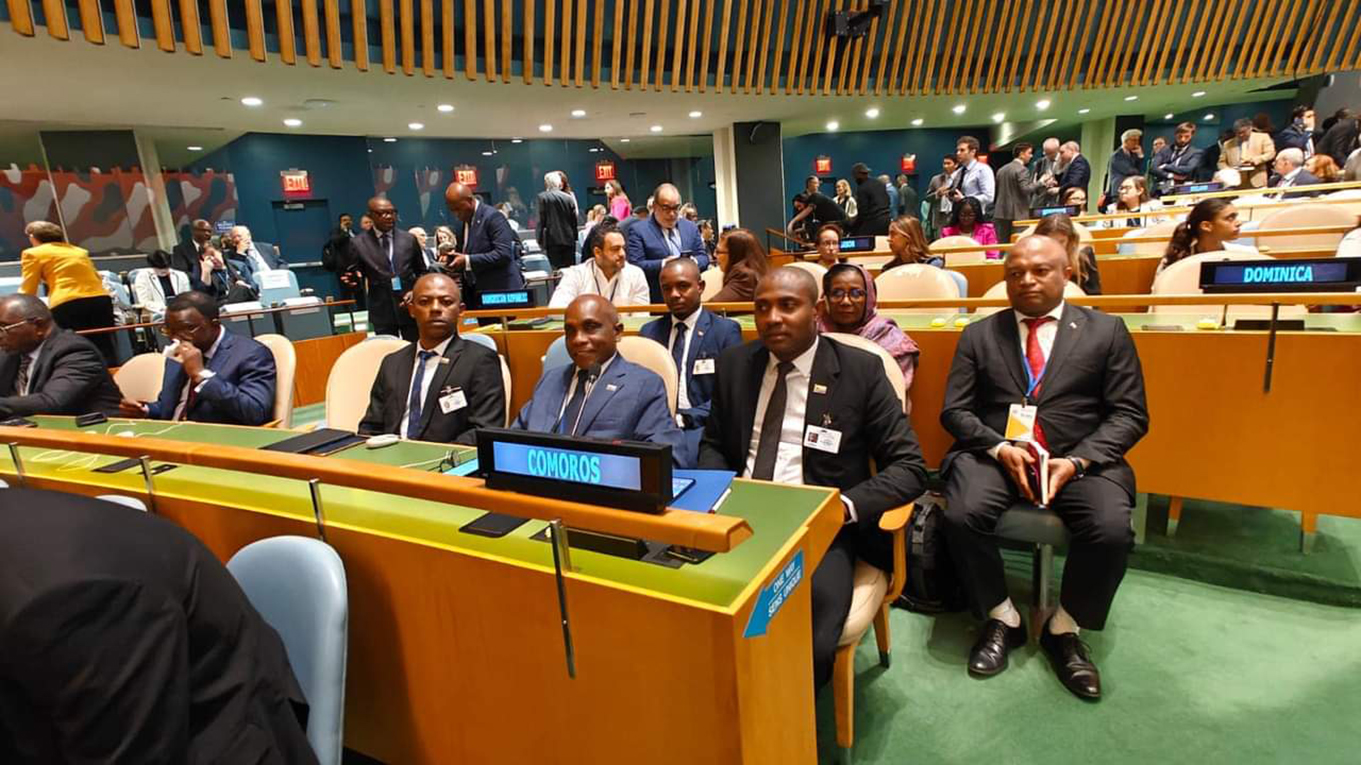 Sommet sur l’avenir: Mbae Mohamed plaide pour un meilleur avenir des jeunes