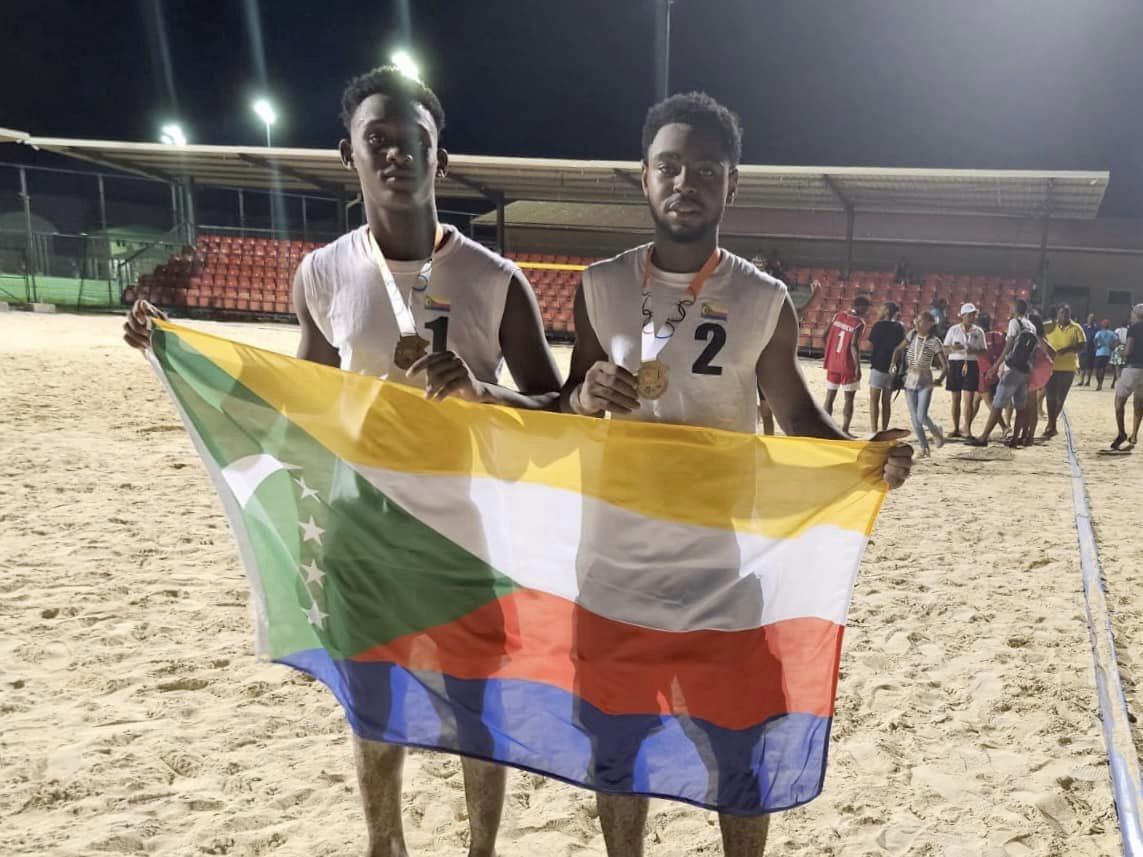 image Beach-Volley, les Comores en or aux Seychelles