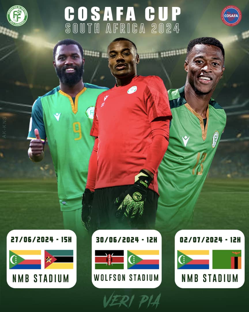 image COSAFA CUP 2024: Les Comores dans un groupe très relevé