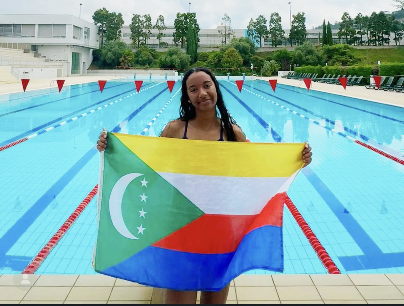 Jeux de Paris  - Natation  Maesha SAADI, ou la constance dans le travail
