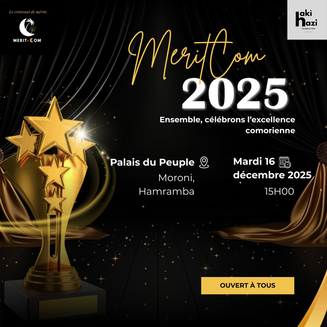 image MeritCom 2025 :  Ils font rayonner les Comores