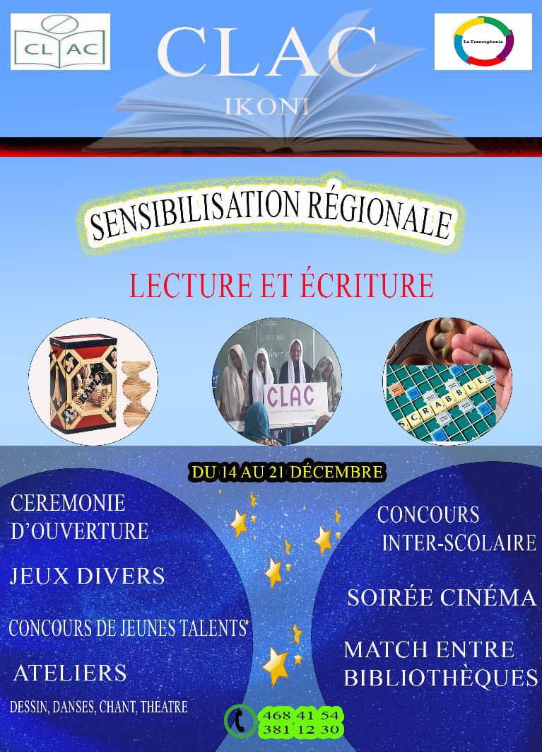 image CLAC d’Iconi :  La 4ème édition de la semaine culturelle ouvre ses portes