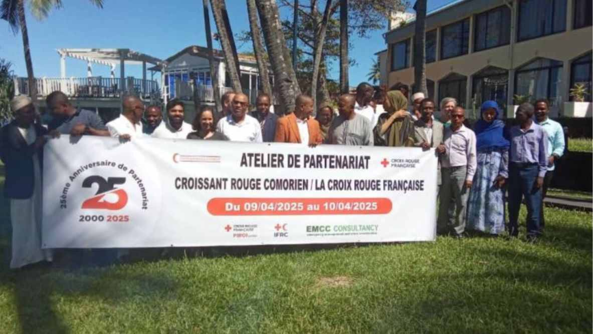 Engagement humanitaire :  Le Croissant-Rouge Comorien et la Croix-Rouge française, 25 ans déjà