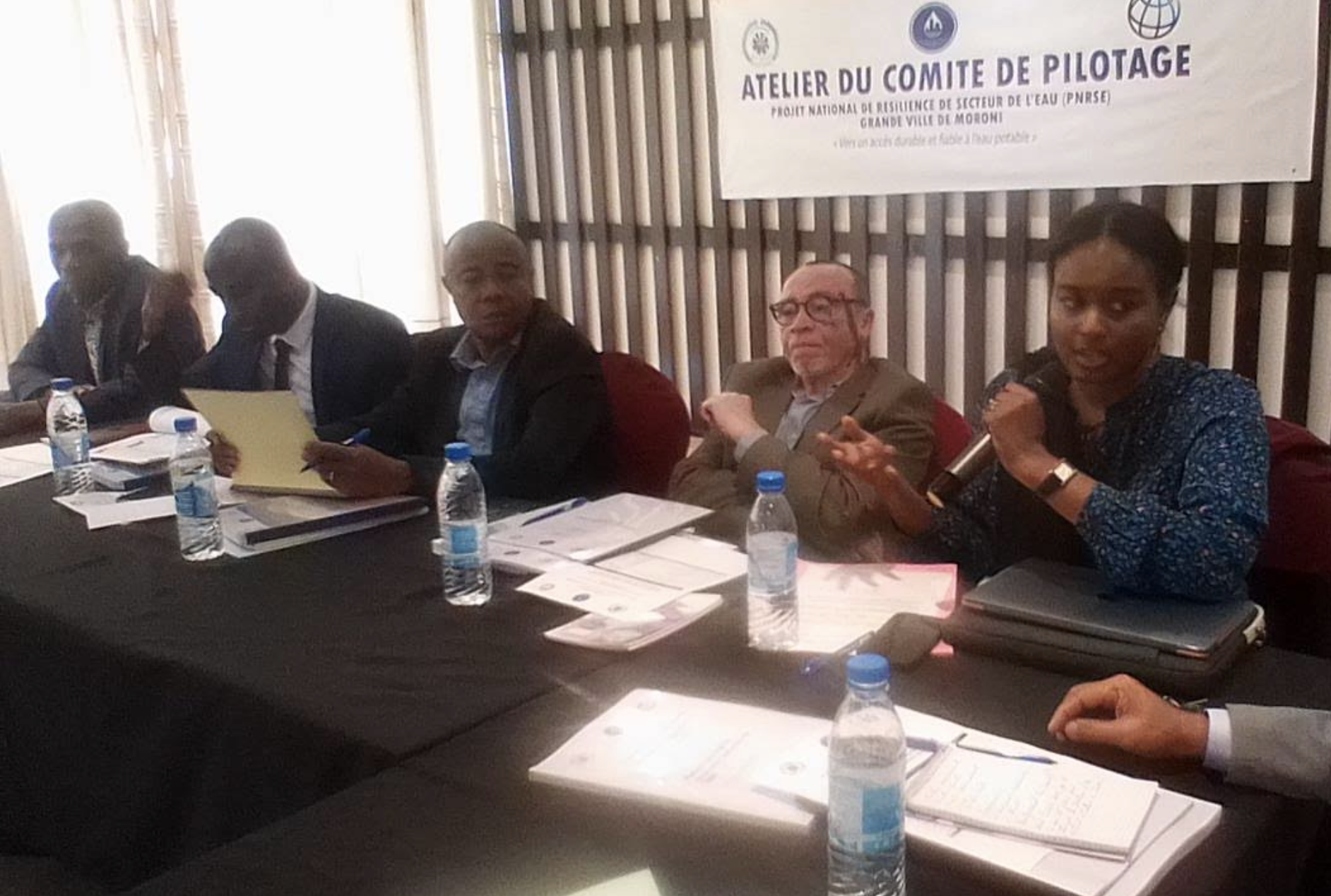 Comité de pilotage du PNRSE : La fourniture d’eau à Moroni, au cœur des discussions