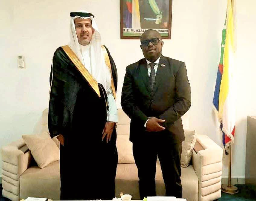 image Coopération Riyad -Moroni: Le ministre des Finances reçoit le nouvel ambassadeur d’Arabie saoudite
