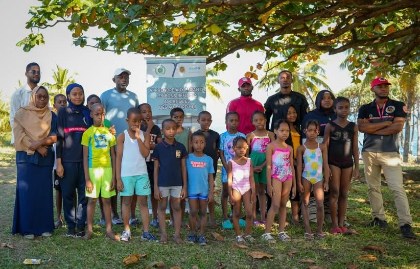 image Prévention des noyades : Une vingtaine d'enfants initiés à la natation