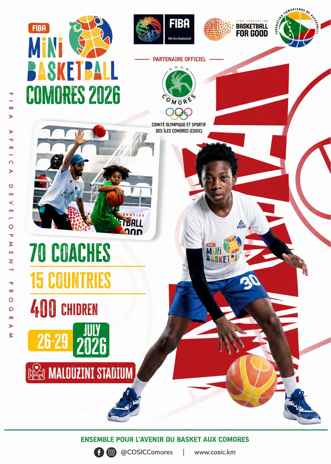 FIBA Africa Mini-Basketball :  Les Comores, au cœur du développement du basket