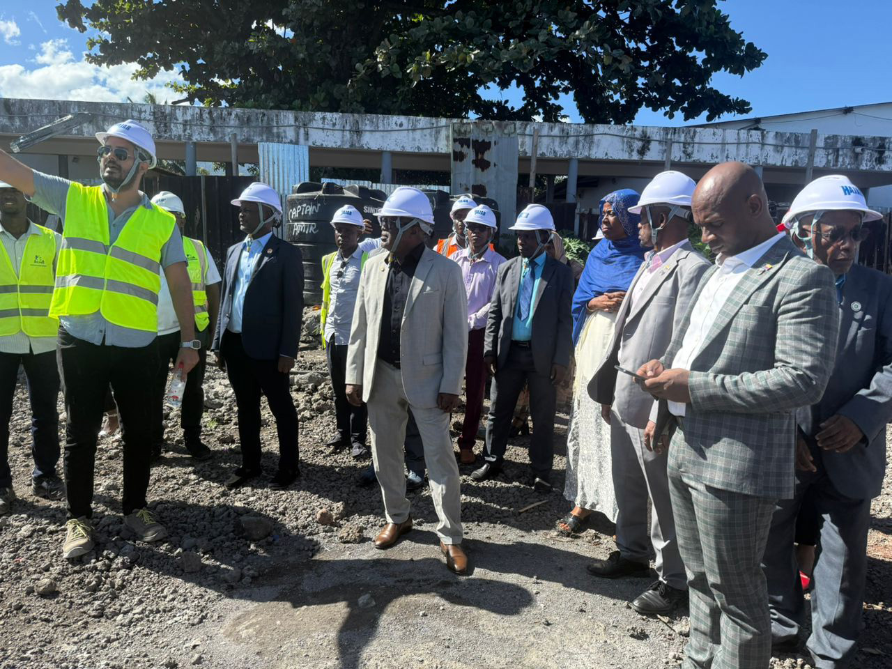 Formation professionnelle : Tournée d’inspection des chantiers du projet PROFI à Ngazidja