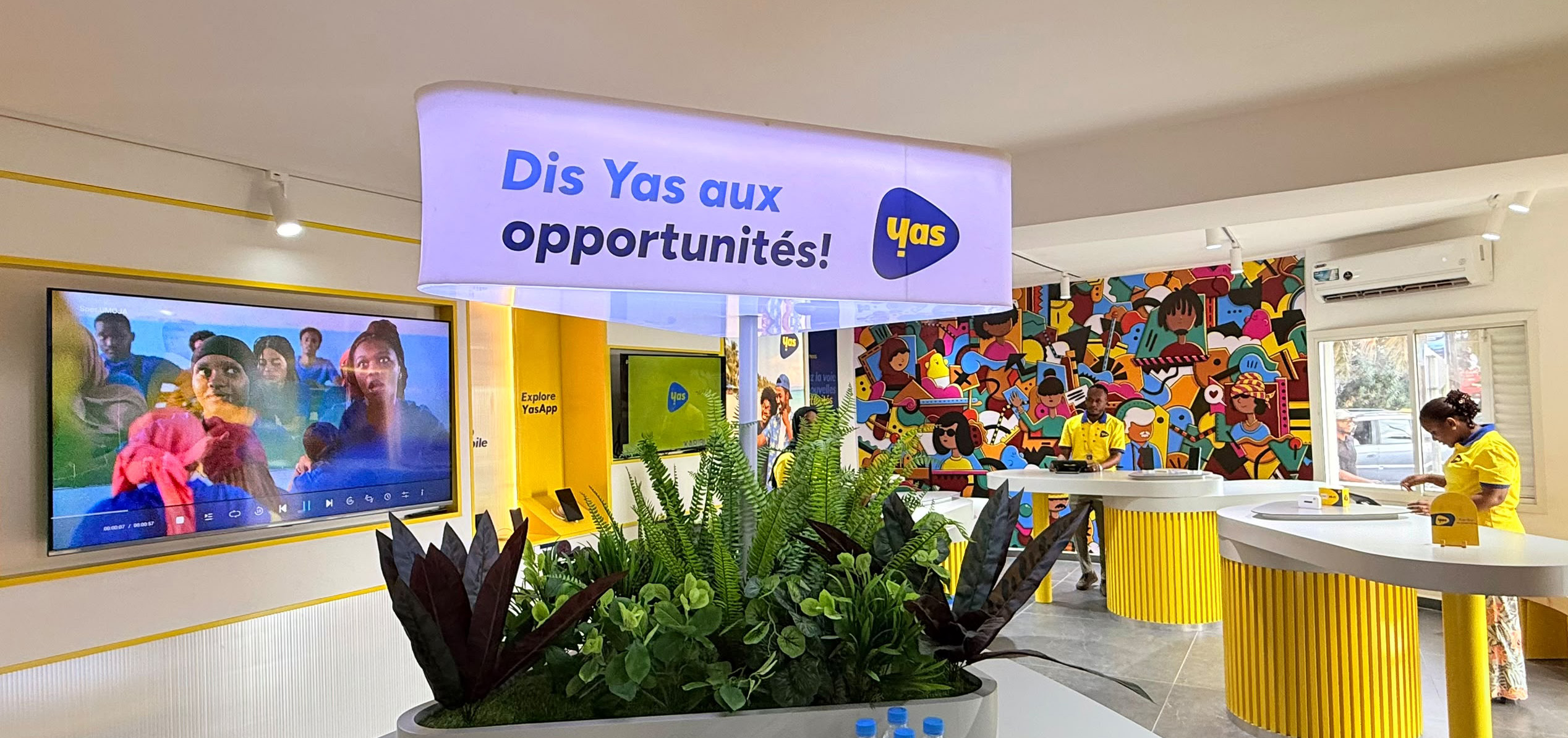 Télécommunications :  Yas inaugure son premier Store Digital