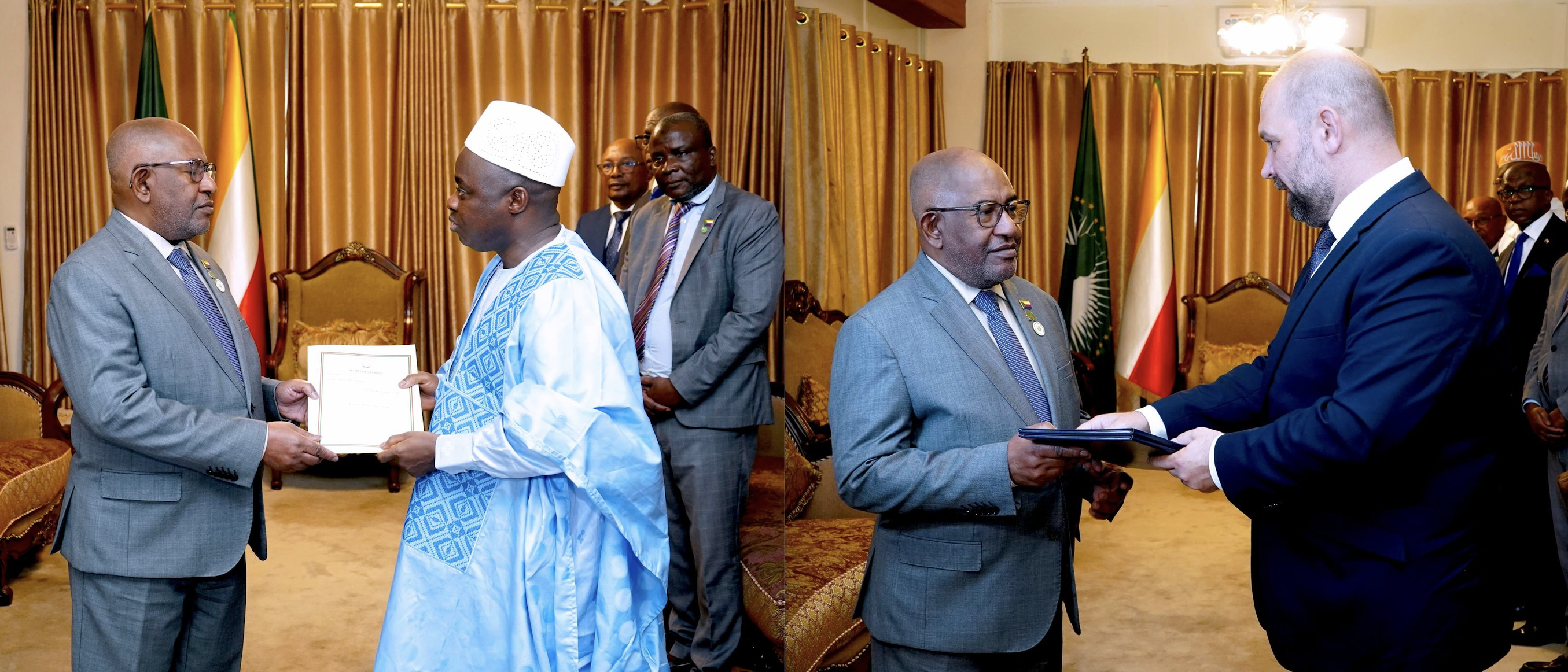 image Coopération : Trois nouveaux ambassadeurs accrédités à Moroni