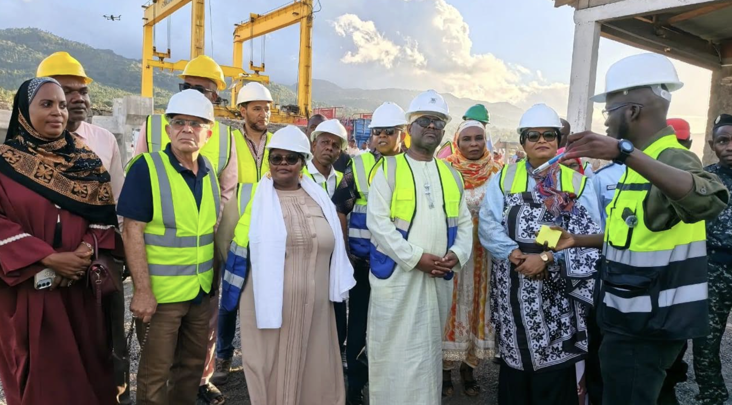 image Port de Boingoma Les autorités rassurent sur la qualité des travaux