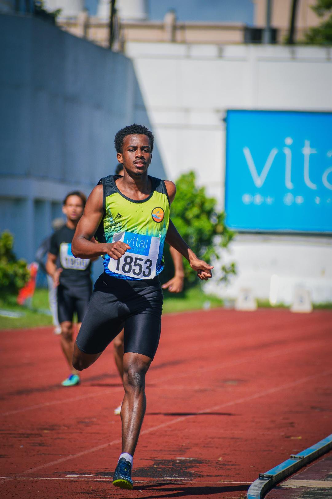 image Athlétisme: Un sprinteur comorien qui file vers les sommets