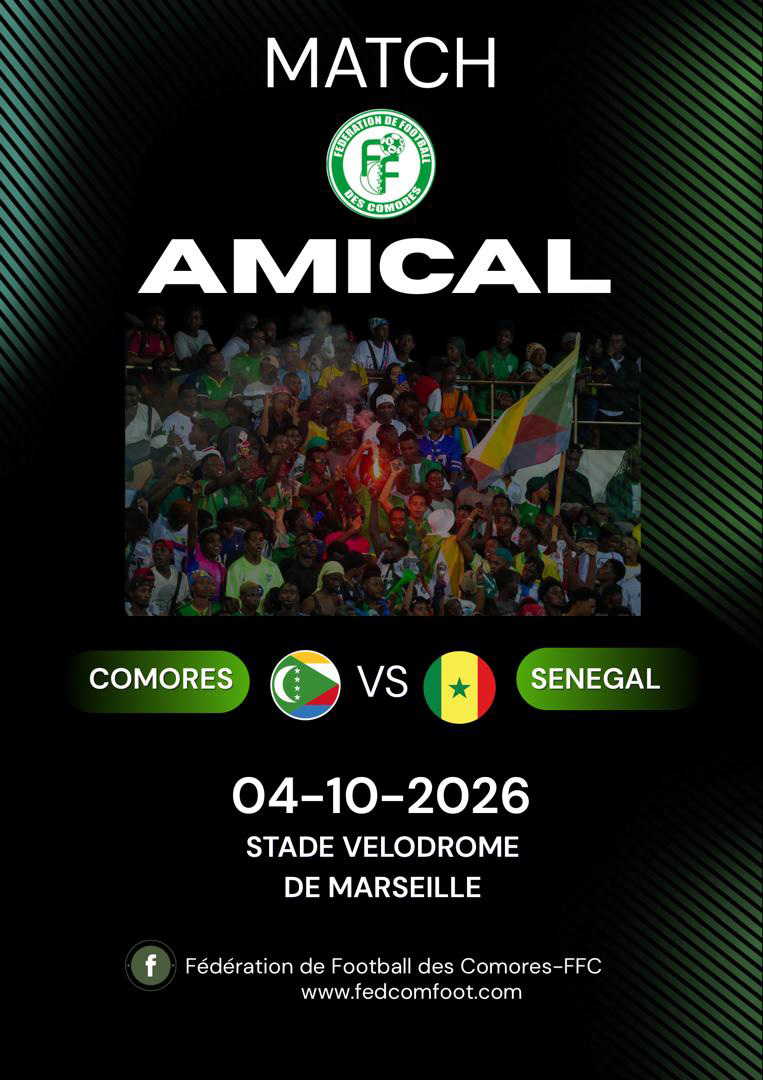 Match international :  Un Sénégal - Comores au stade Vélodrome
