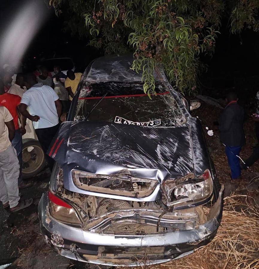 image Grave accident à Chomoni :  Une jeune femme grièvement blessée