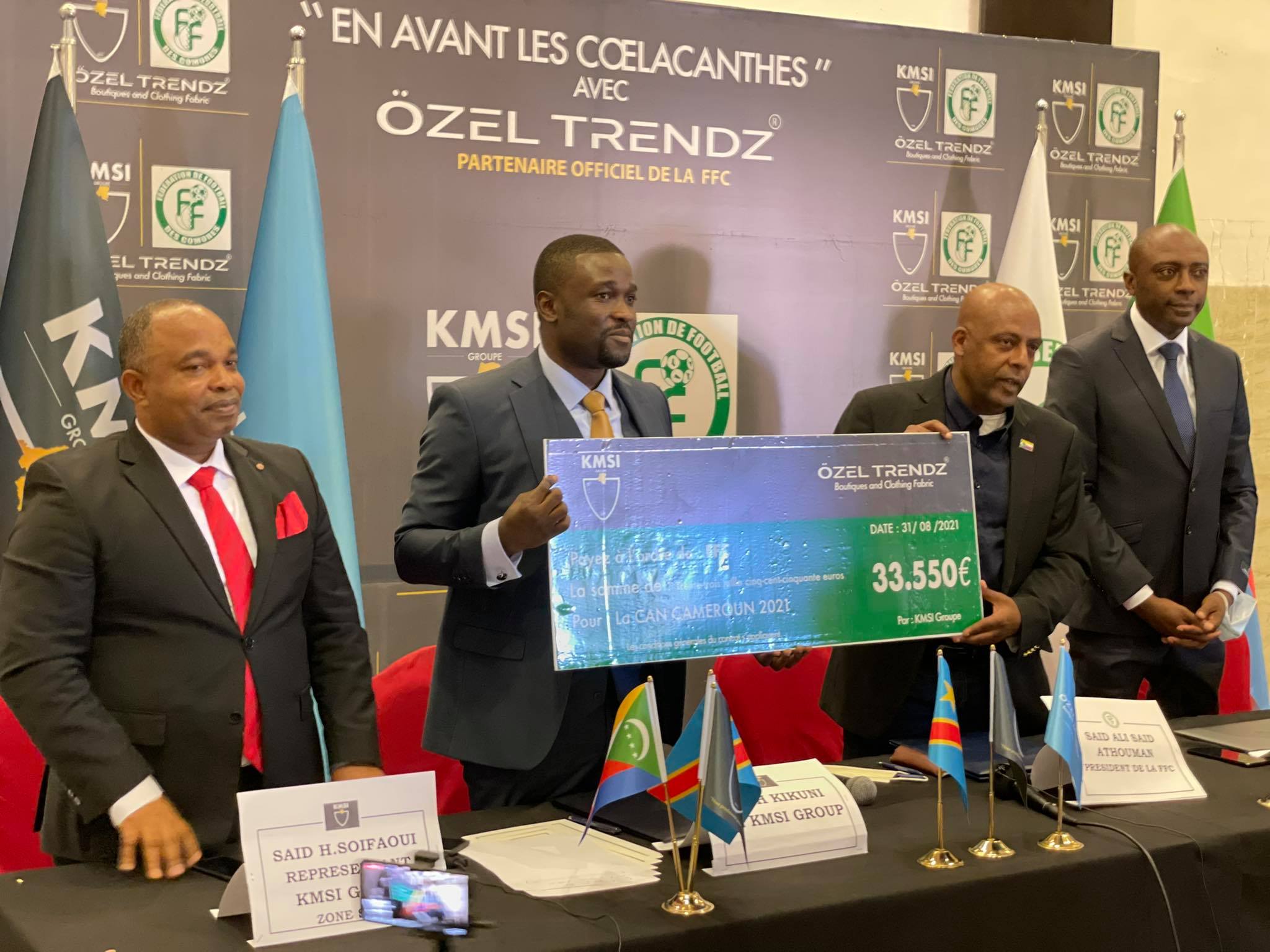 Özel Trendz, habilleur des Cœlacanthes des Comores à la CAN 2021