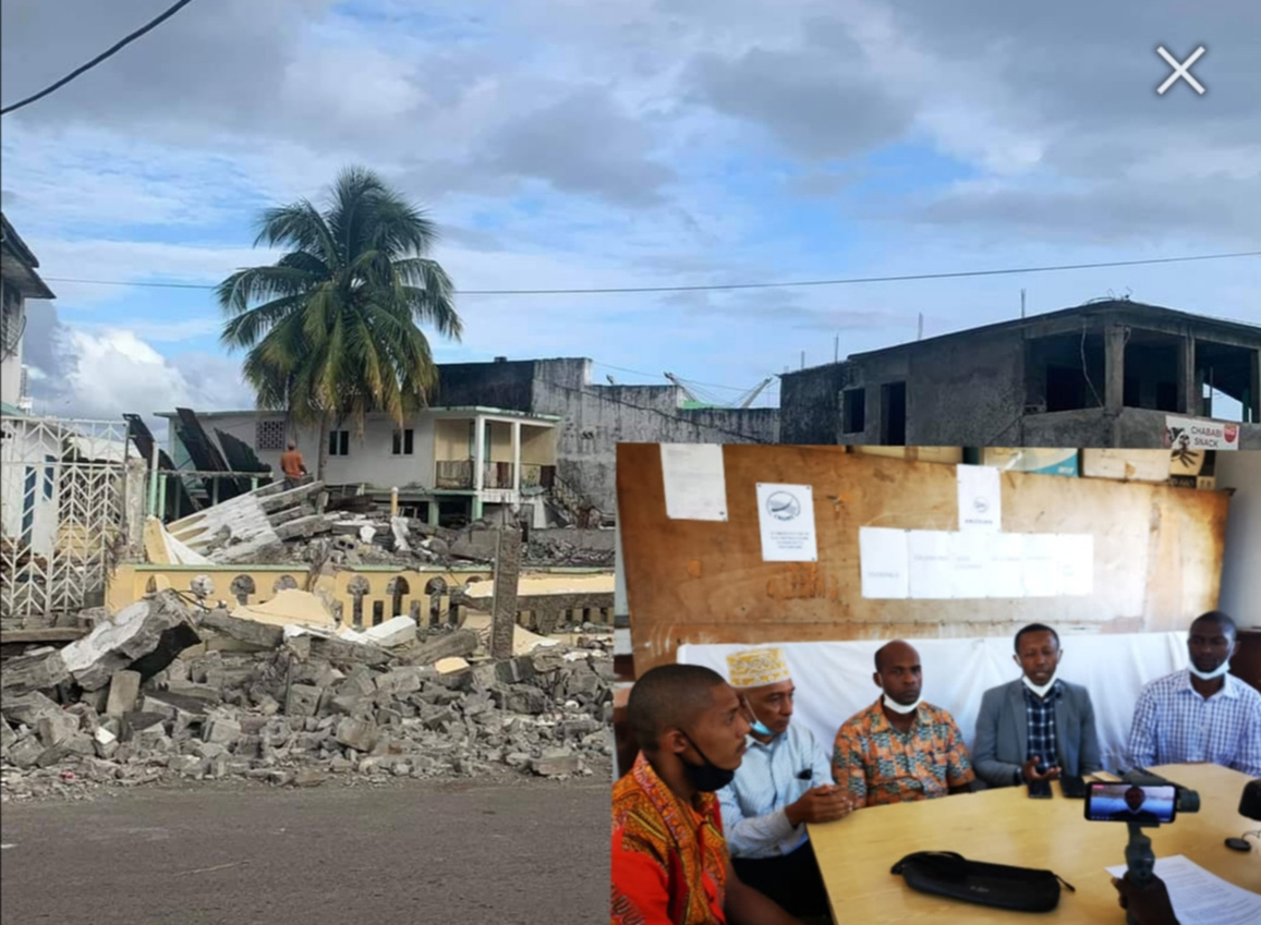 image Deux monuments détruits à Anjouan pour « la modernité » 