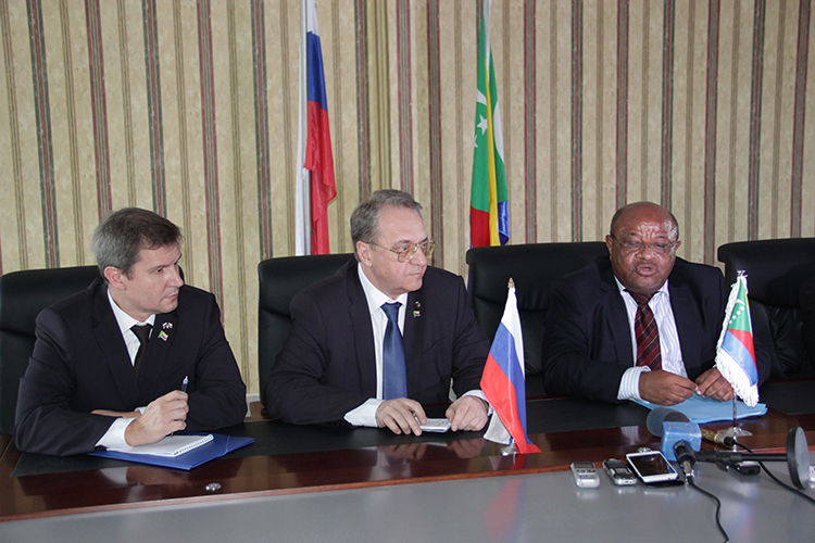 image Diplomatie / Le Vice-ministre des Affaires Etrangères Russe à Moroni