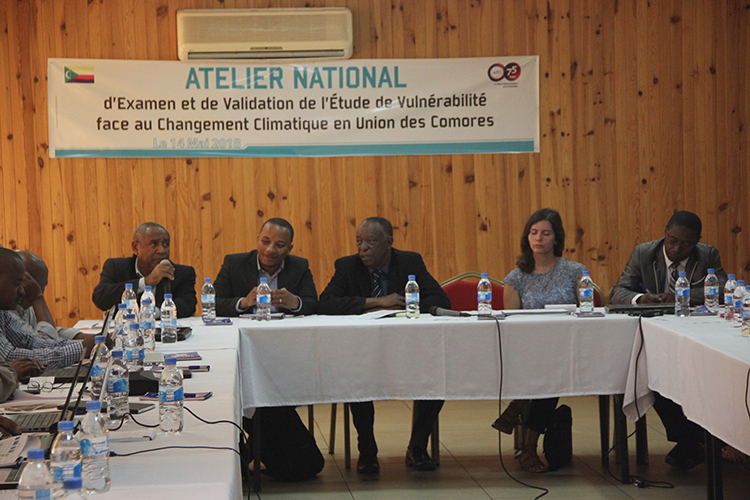 image Changement climatique / Les experts étudient la vulnérabilité des Comores