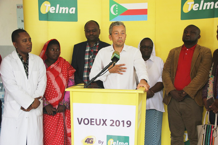 La société Telma présente ses meilleurs vœux de Santé 2019 au centre Caritas