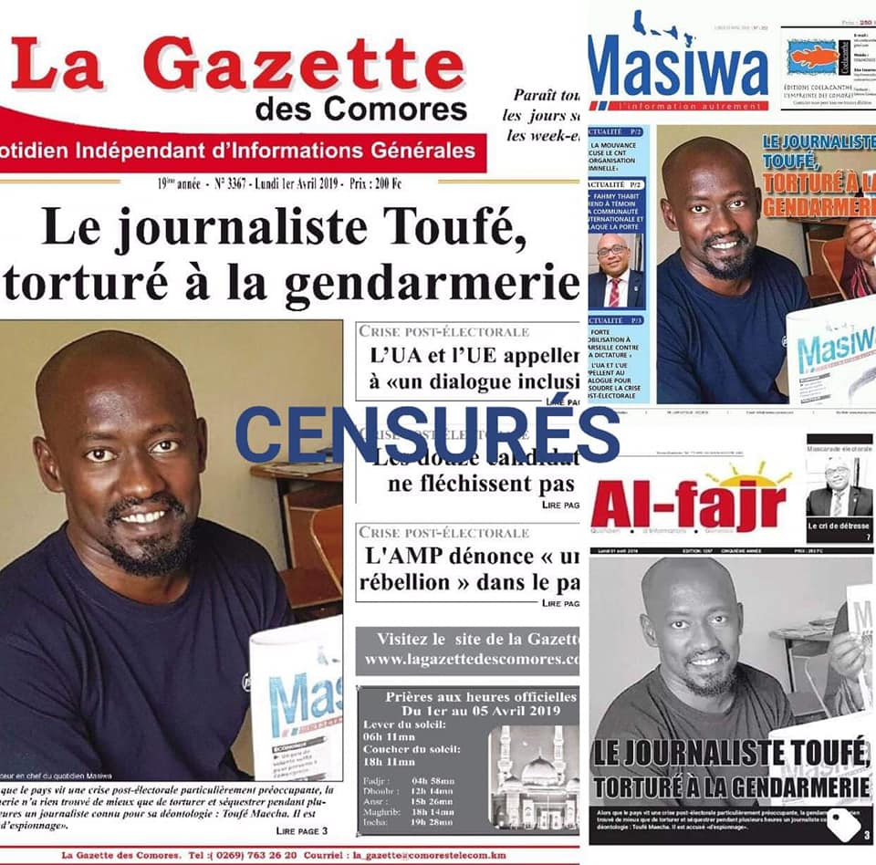 image Médias « Les journalistes et les médias ne sont pas les responsables de la crise » selon RSF