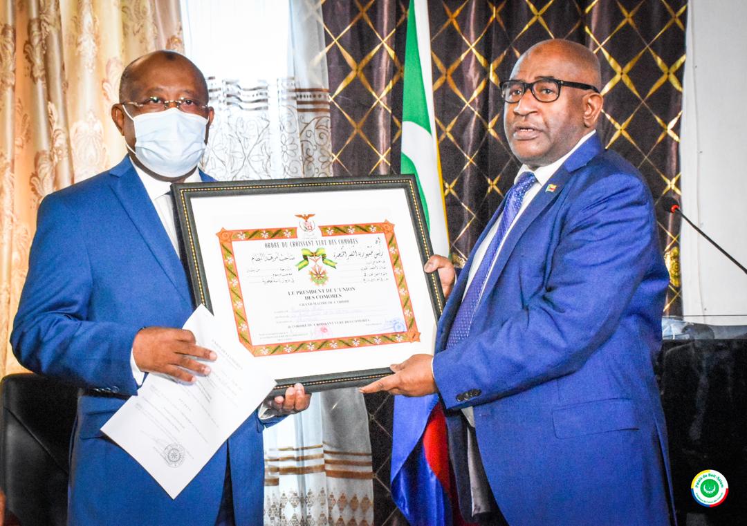 image Boléro élevé au grade de Chevalier de l’ordre du croissant vert des Comores