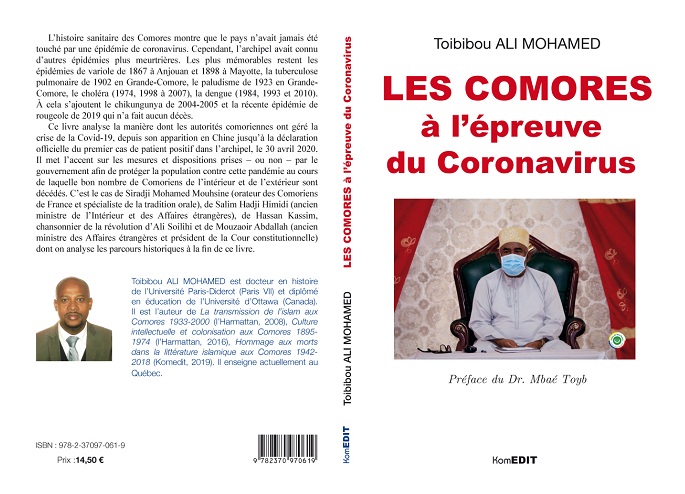 image « Les Comores à l’épreuve du coronavirus », un livre sur la gestion de la Covid-19 aux Comores